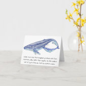 Kaart walvis Moederdag (Gele Bloem)