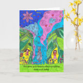 Kaart - wanneer huiskat sterft - man (Gele Bloem)