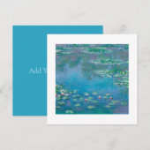 KAART : " WATERLITEIT " PER MONET (Voorkant / Achterkant)