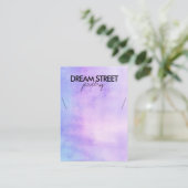 Kaart waterverf Ketting Visitekaartje (Staand voorkant)