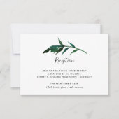 Kaart waterverf palmontvangst behuizing (Voorkant)