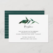 Kaart waterverf palmontvangst behuizing (Voorkant / Achterkant)