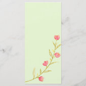 Kaart waterverf ventilatormenu (Achterkant)