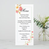 Kaart waterverf ventilatormenu (Staand voorkant)