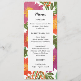 Kaart waterverf ventilatormenu