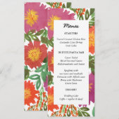 Kaart waterverf ventilatormenu (Voorkant / Achterkant)