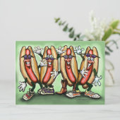 Kaart Weiner Party (Staand voorkant)