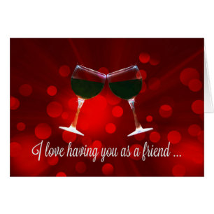 Kaart wijnvriendschap