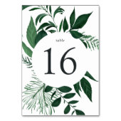 Kaart Wild Forest Table Number (Achterkant)