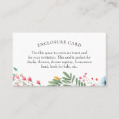 Kaart Wildflower Shower Enclosure Visitekaartje (Voorkant)