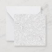 KAART : WILLIAM MORRIS : FLORAL PATTERN NOTITIEKAARTJE (Voorkant)