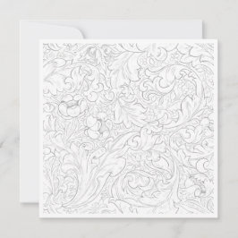 KAART : WILLIAM MORRIS : FLORAL PATTERN NOTITIEKAARTJE