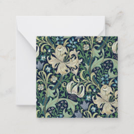 KAART : WILLIAM MORRIS : HONEYSUCKLE NOTITIEKAARTJE