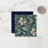 KAART : WILLIAM MORRIS : HONEYSUCKLE NOTITIEKAARTJE (Voorkant / Achterkant in situ)