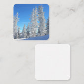 Kaart winterbomen notitiekaartje (Voorkant / Achterkant)