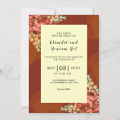 Kaart winterbruiloft Snowflake (Voorkant)