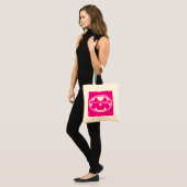 Kaart Wit Lijst BasisTas Tote Bag (Voorkant (model))