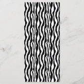 Kaart Zebra Print and Cake Bakery Menu (Achterkant)