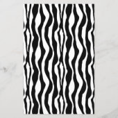 Kaart Zebra Print and Cake Bakery Menu (Achterkant)