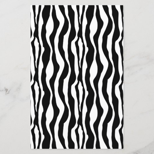 Kaart Zebra Print and Cake Bakery Menu (Achterkant)
