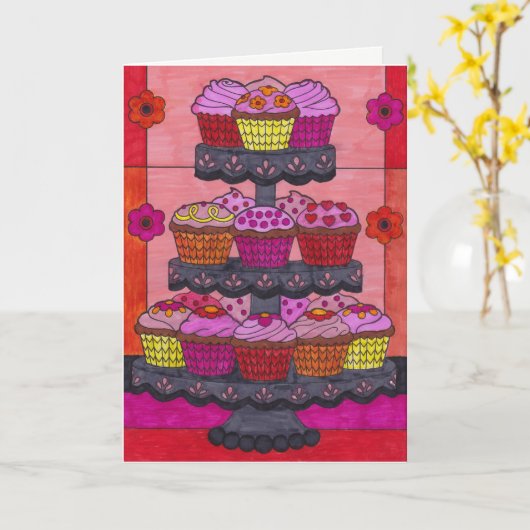 Kaart - Zoete en Gelukkige Verjaardag (Gele Bloem)