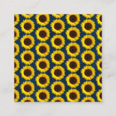 Kaart Zonnebloem Baby shower Book Request Enclosur (Achterkant)