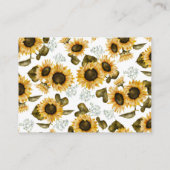 Kaart Zonnebloemboekaanvraag (Achterkant)