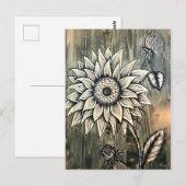 Kaart zonnebloempitten (Voorkant / Achterkant)