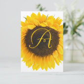 Kaart Zonnebloemrespons (Staand voorkant)