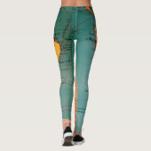  kaart Zuid-Amerika Brazilië Argentinië  Leggings (Achterkant)