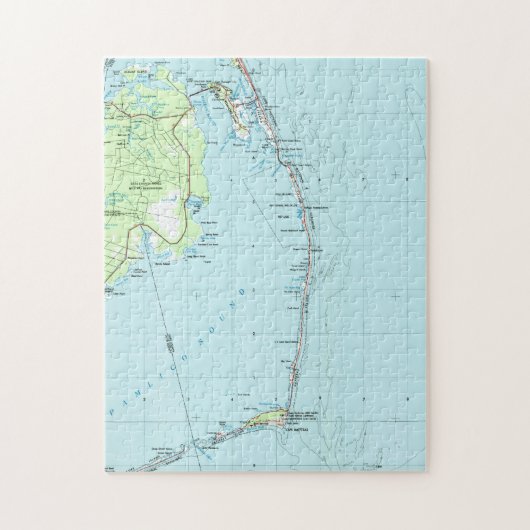  kaart Zuidelijke Banken (1957) Legpuzzel (Verticaal)