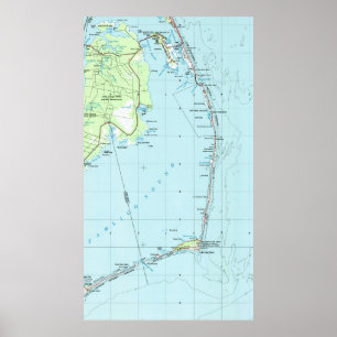  kaart Zuidelijke Banken (1957) Poster