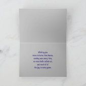 🎾 Kaart 🖤 zwarte en paarse Tennis Birthday (Binnen)