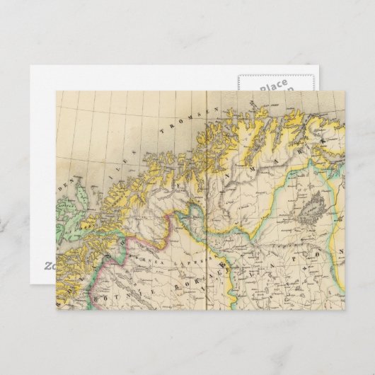 Kaart Zweden, Noorwegen Atlas (Voorkant / Achterkant)