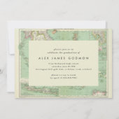  kaartavontuur begint uniek afstuderen aankondiging (Achterkant)