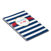 Kaartboek Nautical Baby shower. Notitieboek (Rechterzijde)