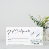 Kaartcertificaat voor winterpines (Staand voorkant)