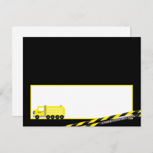 Kaartconstructie op schrijfbare plaats briefkaart (Voorkant / Achterkant)