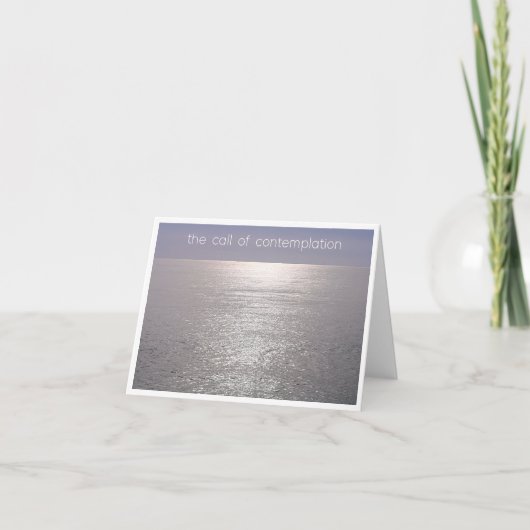 kaartcontemplatie-meditatie bedankkaart (Voorkant)