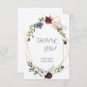 Kaartdankkaart Bedankkaart (Voorkant / Achterkant)