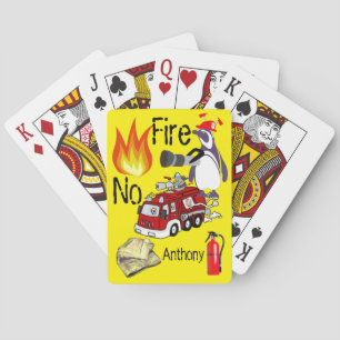 Kaartdeck Penguin Fire Truck afspelen Pokerkaarten