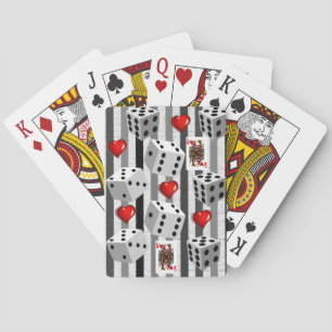 Kaartdecker afspelen pokerkaarten