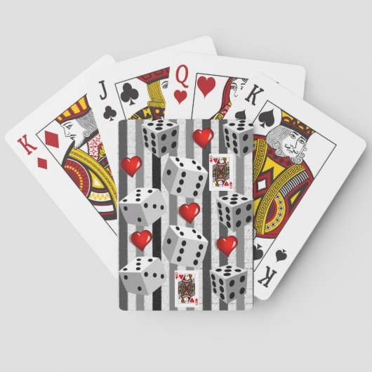 Kaartdecker afspelen pokerkaarten (Achterkant)