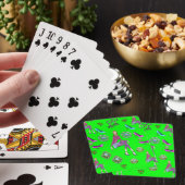 Kaartdecker afspelen pokerkaarten (Insitu)