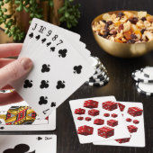 Kaartdecker afspelen pokerkaarten (Insitu)