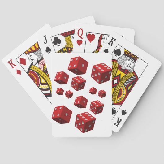 Kaartdecker afspelen pokerkaarten (Achterkant)