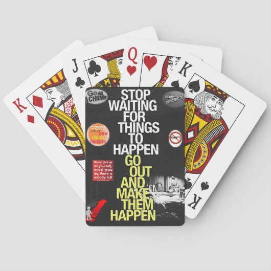 Kaartdecker afspelen pokerkaarten (Achterkant)