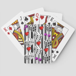 Kaartdecker afspelen pokerkaarten