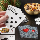 Kaartdecker afspelen pokerkaarten (Insitu)