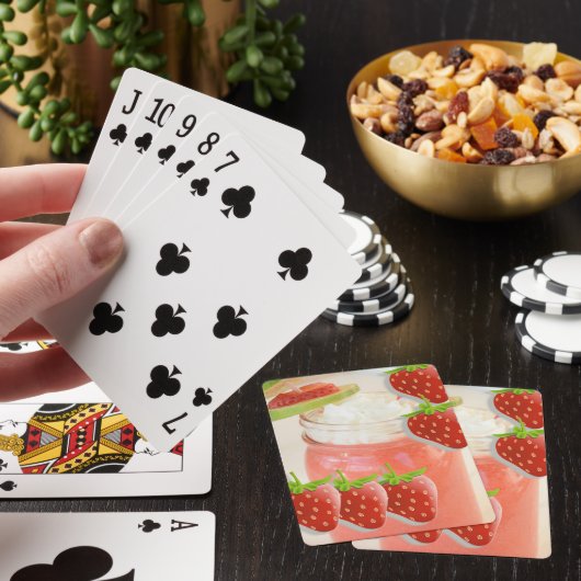 Kaartdecker afspelen pokerkaarten (Insitu)